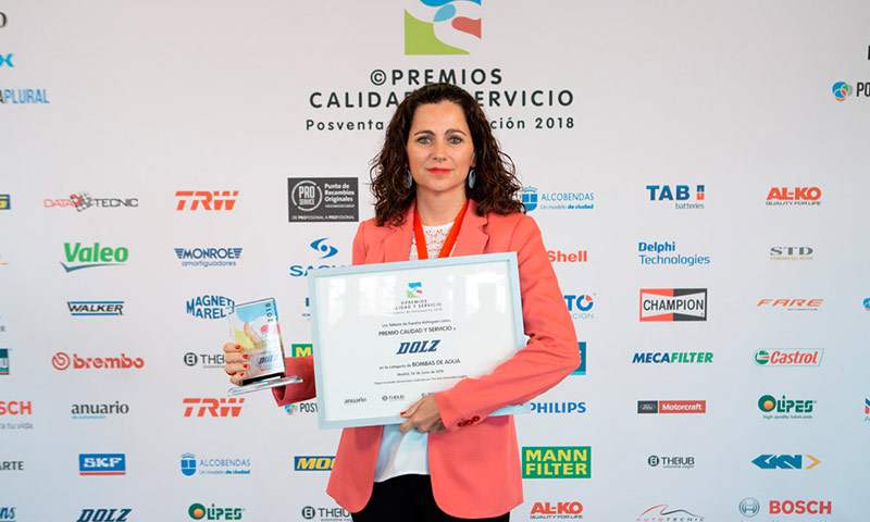 Rocío Dolz recibe el premio