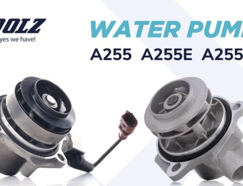 Types of water pumps: A255 – A255E – A255V (OE 04L121011)